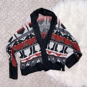 Woolrich Southwestern Open Cardigan Sweater XL